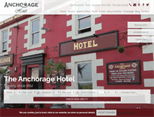 Tablet Screenshot of anchoragehoteltroon.co.uk